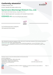 Synercare (Nantong) Biotech Co. Ltd linea di produzione in fabbrica