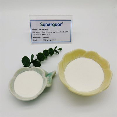 Cloruro superiore di Hydroxypropyltrimonium di bassa viscosità in guar derivatizzato alta trasparenza dello sciampo