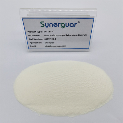 Cloruro superiore di Hydroxypropyltrimonium di bassa viscosità in guar derivatizzato alta trasparenza dello sciampo