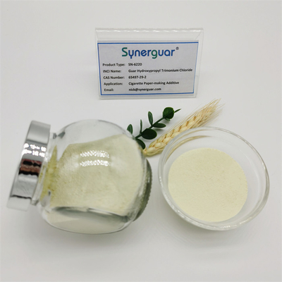 La gomma di guar di base ha un'elevata viscosità e un medio grado di sostituzione dell'additivo per la produzione di carta per sigarette
