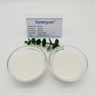 Agente d'agglutinamento di base Pale Yellow Guar Seed Flour di ritenzione idrica