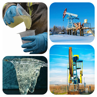 La gomma guar senior Fracking con alta qualità ha grado di sostituzione di grande viscosità e medio per unire con legami atomici incrociati l'agente
