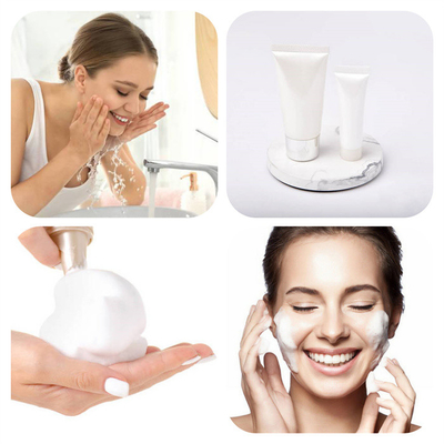 Bianco al gelificatore cosmetico senior For Facial Cleanser della gomma giallastra di cura personale