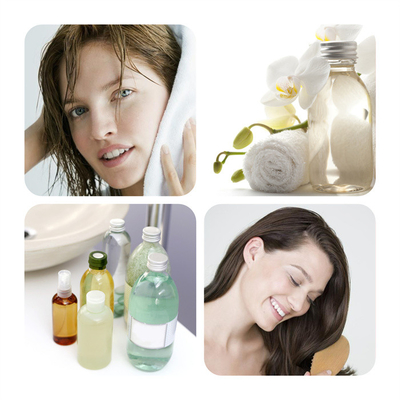 Gomma di guar cationica naturale altamente trasparente per la cura dei capelli